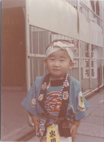 お祭り少年